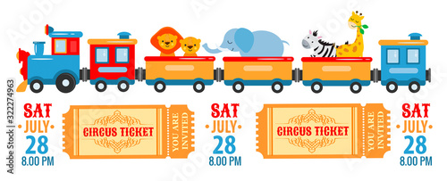 The concept vector illustration is entertainment, travel, circus show.