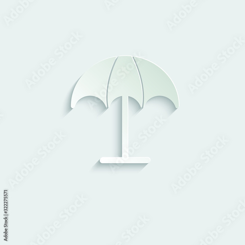 Wallpaper Mural paper umbrella icon, sun lounger icon   Torontodigital.ca