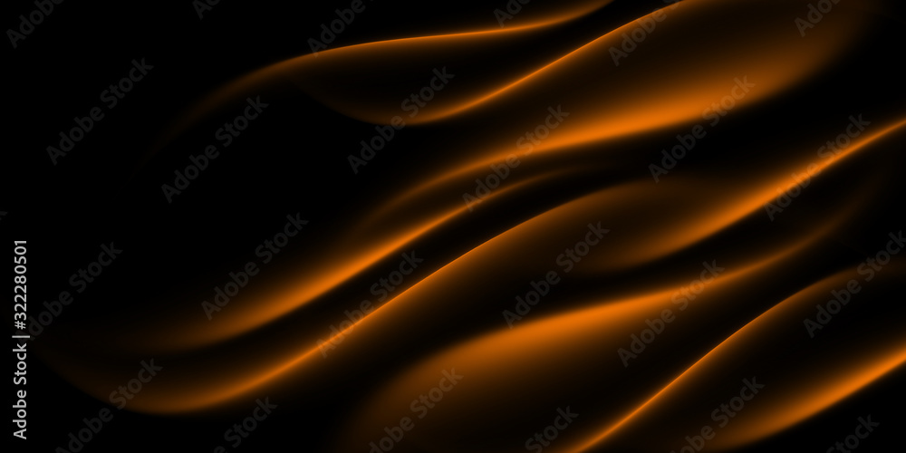 Gold curve abstract pattern on dark background, copy space composition, luxury concept Gold curve abstract pattern on dark background, copy space composition, luxury concept