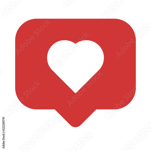 Free Download Notifications icon. Like icon vector. social media Like vector icon. - GFXLoad