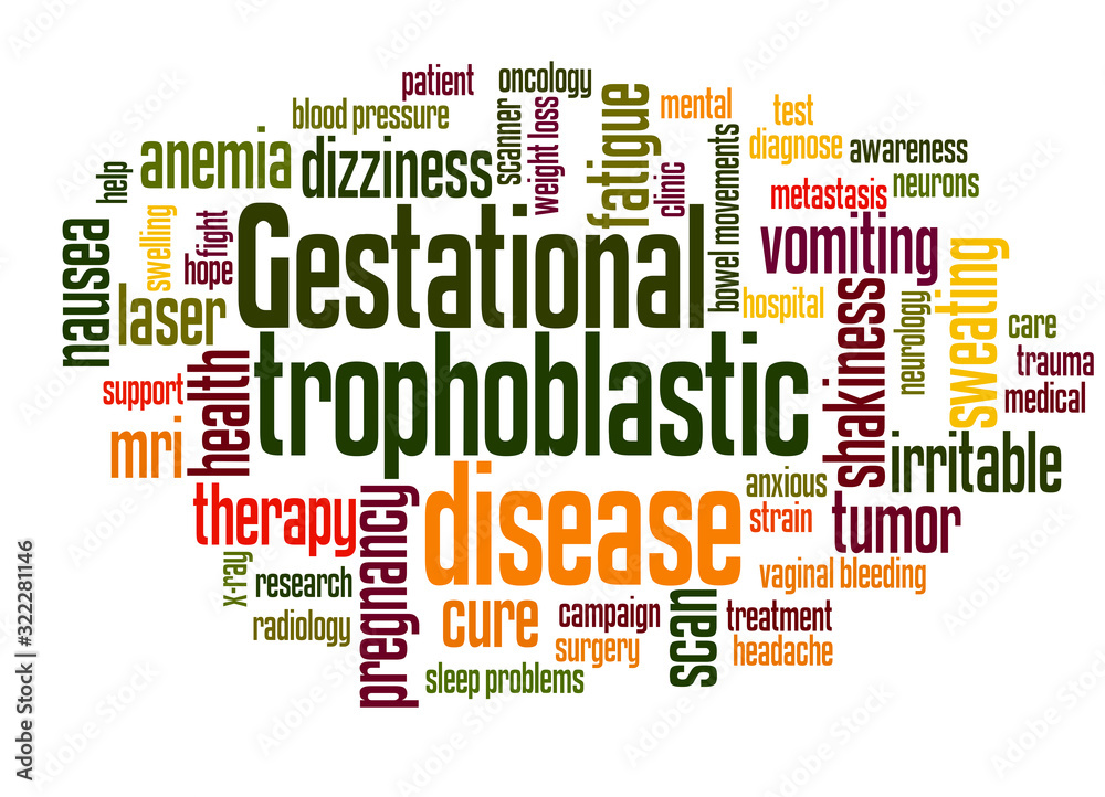 Gestational trophoblastic disease word cloud concept 2 Gestational trophoblastic disease word cloud concept 2