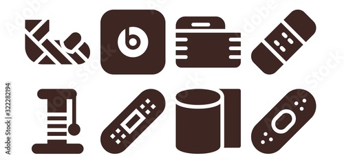 plaster icon set