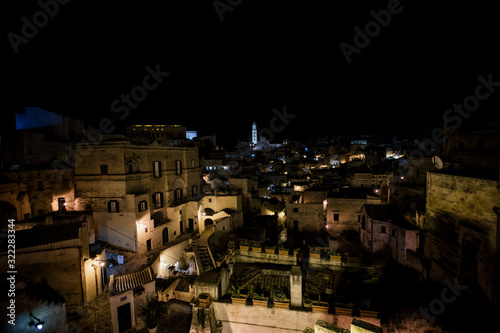 Matera by night Basilicata, Italy © valentinarosati