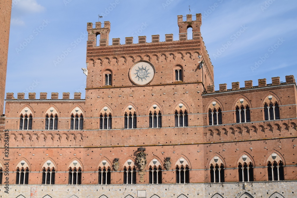 Beautiful view Piazza del Campo Siena Italy Europe Beautiful view Piazza del Campo Siena Italy Europe