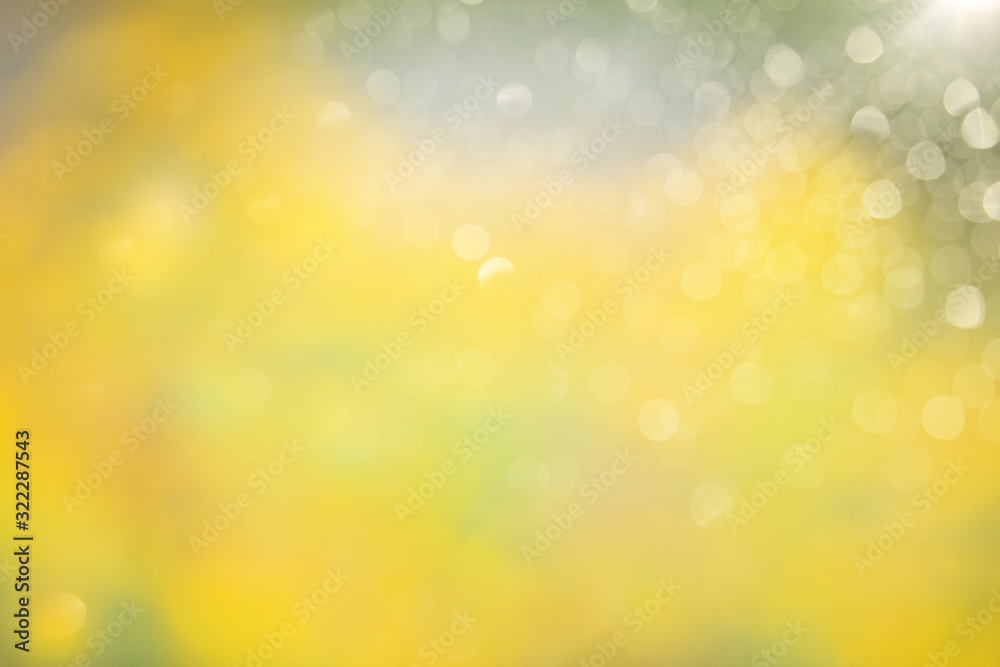 Spring yellow background with highlights and bokeh. Spring yellow background with highlights and bokeh.