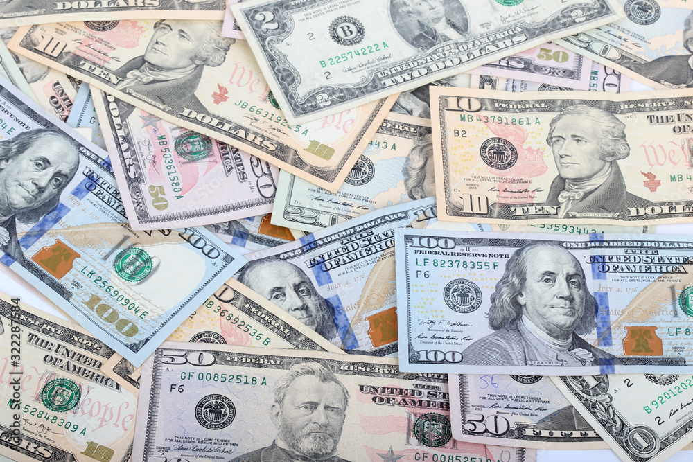 Turkey handful of paper money on a white background Turkey handful of paper money on a white background