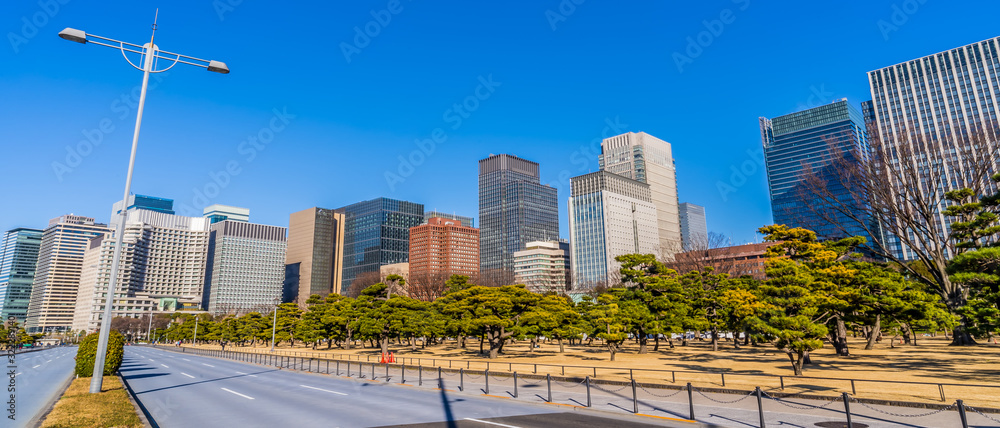Fototapeta premium 東京駅周辺 日比谷 丸の内 高層ビル群 ~Tokyo Station skyscraper ~