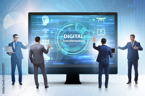 Digital transformation and digitalization technology concept © Elnur