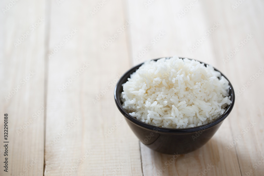 Steamed rice, jasmine rice Thailand genuine rice varieties. Steamed rice, jasmine rice Thailand genuine rice varieties.