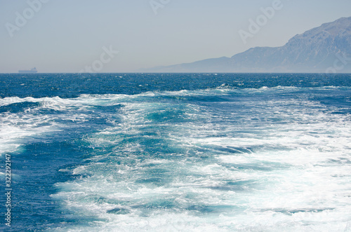 Fototapeta Naklejka Na Ścianę i Meble -  Atlantic Ocean, Strait of Gibraltar.