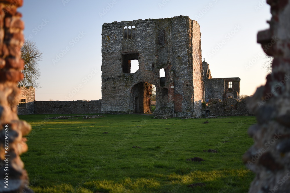 The inner gatehouse of Baconsthorpe Castle, in Norfolk, England, UK. The inner gatehouse of Baconsthorpe Castle, in Norfolk, England, UK.
