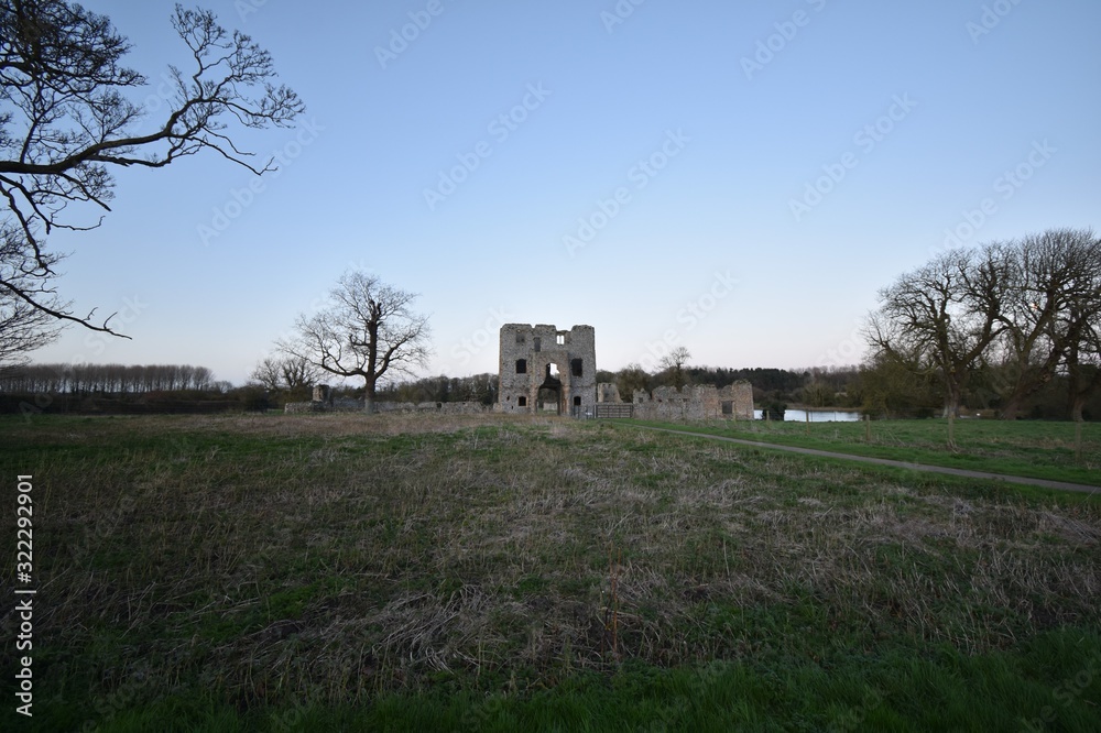 The inner gatehouse of Baconsthorpe Castle, in Norfolk, England, UK. The inner gatehouse of Baconsthorpe Castle, in Norfolk, England, UK.