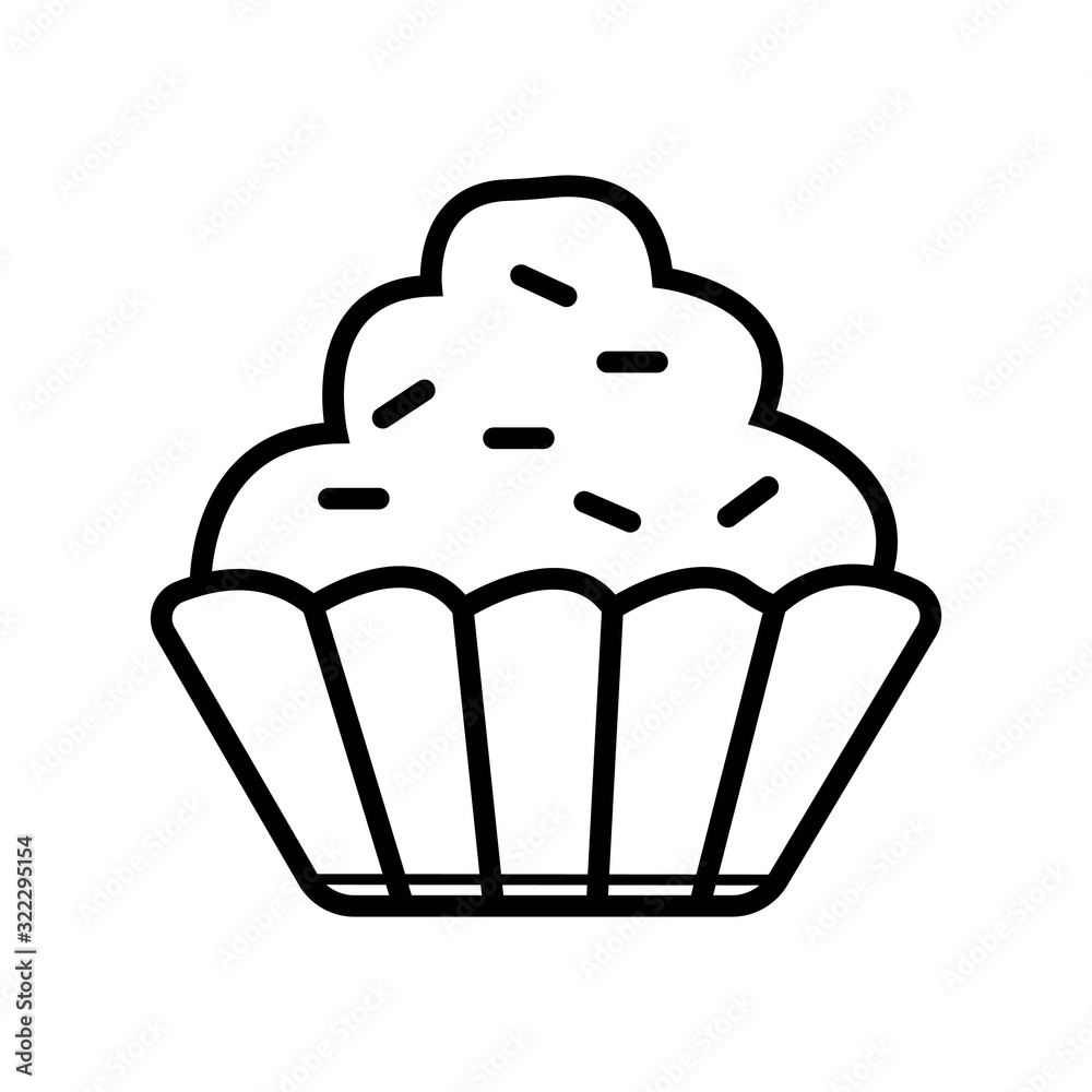 cup cake icon vector illustration cup cake icon vector illustration