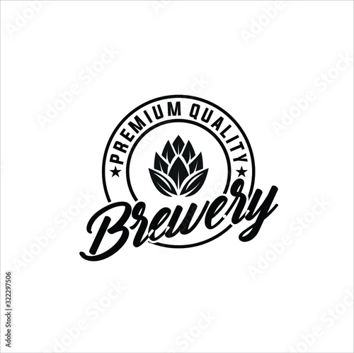 Vintage brewery logos. retro styled brewing company emblems, badges, design elements, logotype templates. vector illustration, vintage brewery logos, Elegant Vintage Retro brewery, Luxury vintage .