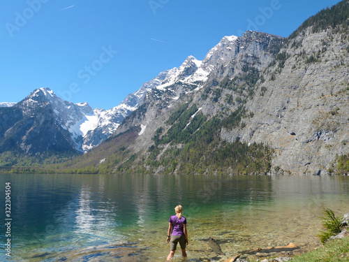 Frühling am Königssee - Wanderpause