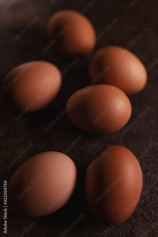 Eier auf dem Tisch Eier auf dem Tisch