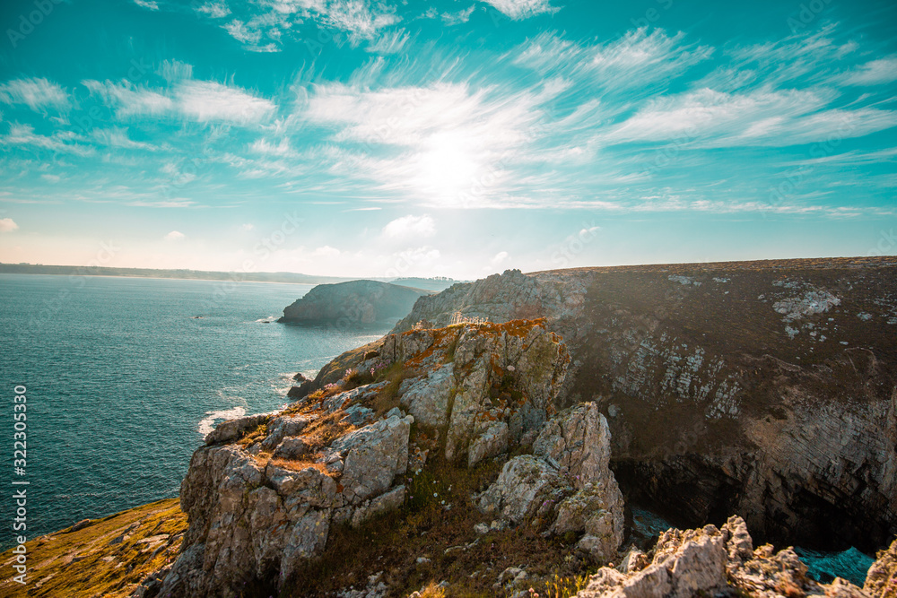 Naklejka premium Presqu'île de Crozon, Pointe de Dinan