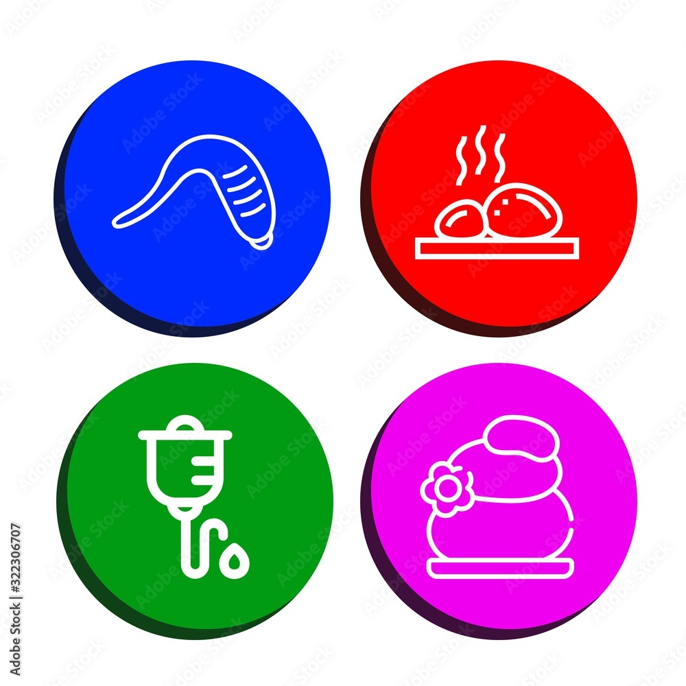 healing icon set healing icon set