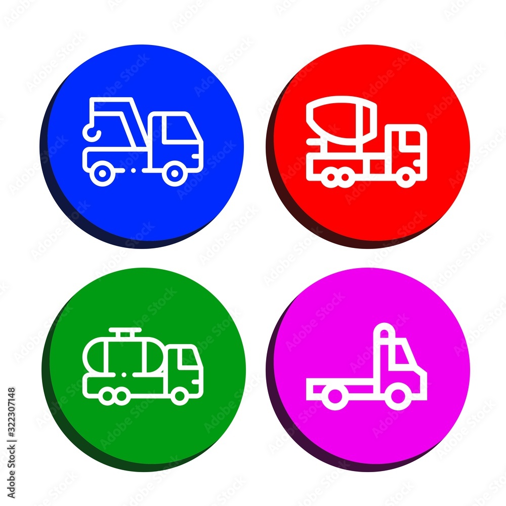 tow simple icons set tow simple icons set