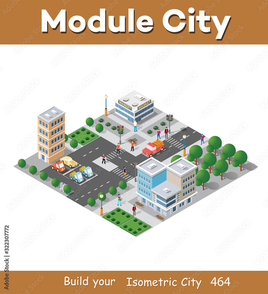 Urban industrial isometric 3d architectural flat plan Urban industrial isometric 3d architectural flat plan