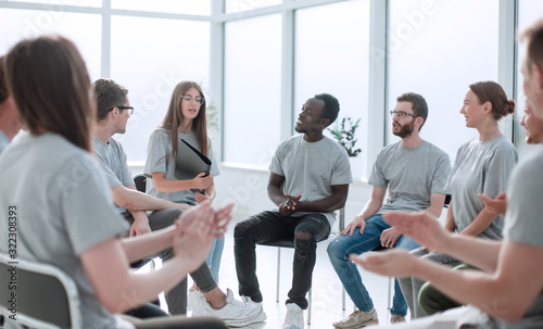 seminar participants sitting in the conference room