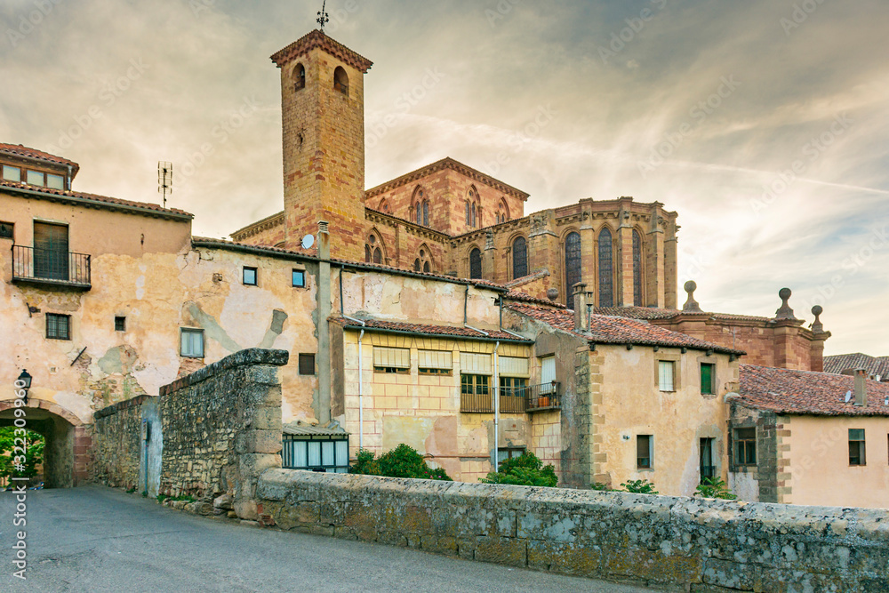 The Cathedral of Santa Maria in Siguenza in the province of Guadalajara (Castilla la Mancha, Spain)