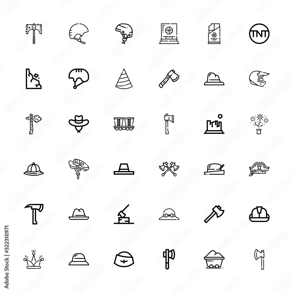 Editable 36 miner icons for web and mobile Editable 36 miner icons for web and mobile