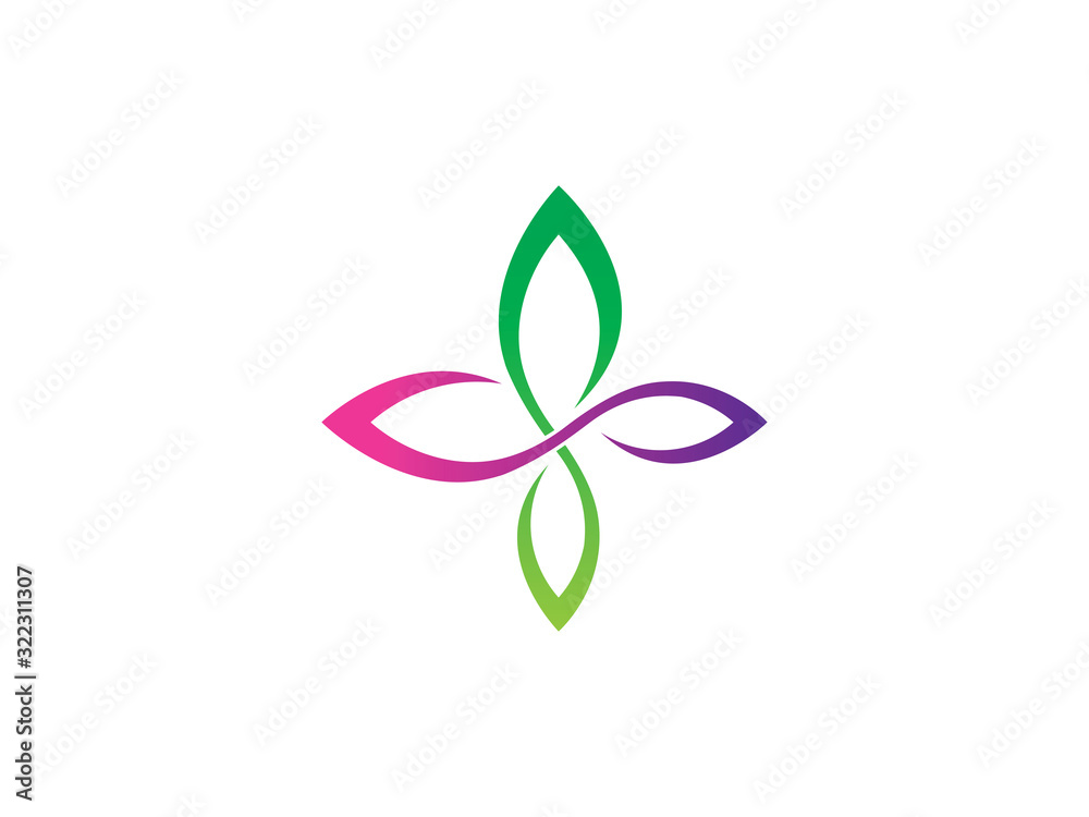 Lotus flower logo symbol or icon template Lotus flower logo symbol or icon template