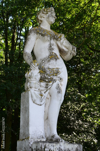 Statue in the park of Kassel, Germany