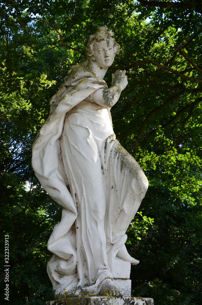 Statue in the park of Kassel, Germany