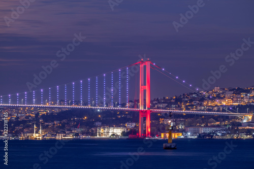 Bosphorus Bridge at Dusk, Istanbul