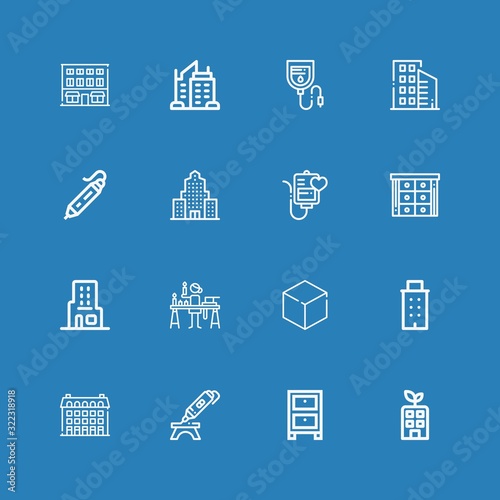 Editable 16 isometric icons for web and mobile