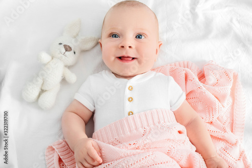 Portrait of cute little bab...