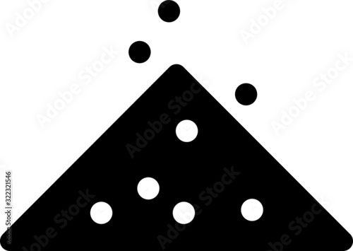 Salt icon, Sodium icon, vector illustration