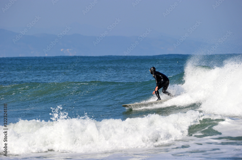 Koreans Enjoy Surfing on Feb. 9, 2020 at the Yonghan-ri Beach in Heunghae-eup, Pohansi, South Korea. Koreans Enjoy Surfing on Feb. 9, 2020 at the Yonghan-ri Beach in Heunghae-eup, Pohansi, South Korea.