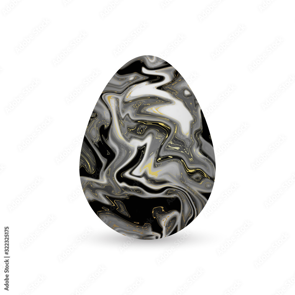 Easter Egg Marble and Gold vector Easter Egg Marble and Gold vector