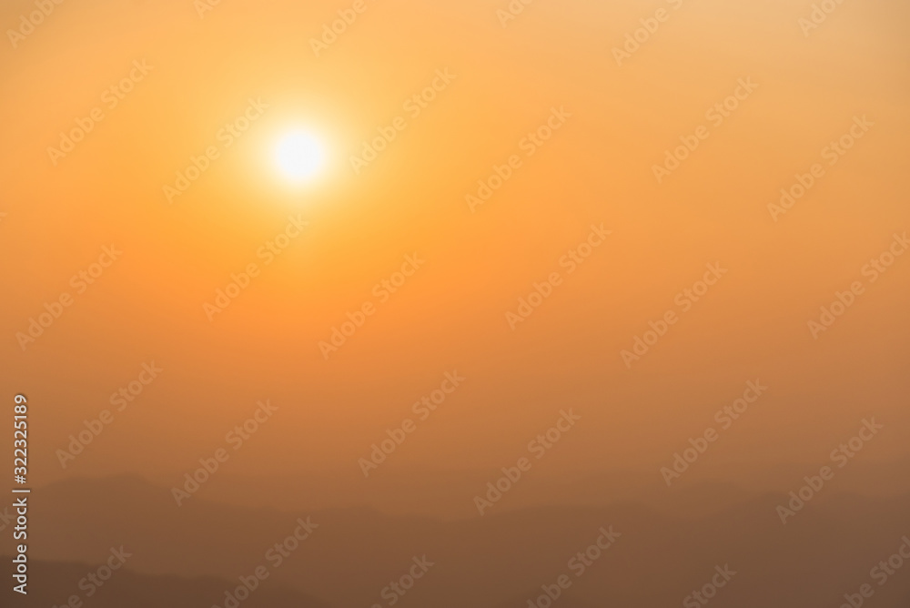 Sunset and orange sky for background. Sunset and orange sky for background.