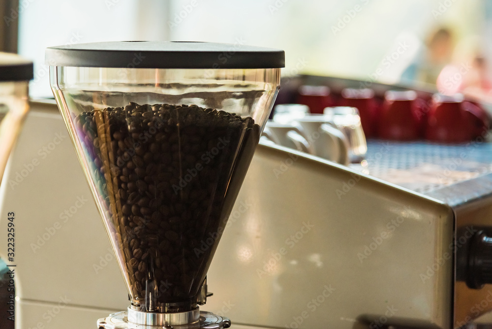 Coffee pot, coffee grinder, coffee shop. Coffee pot, coffee grinder, coffee shop.