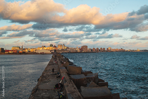 pier at sunset