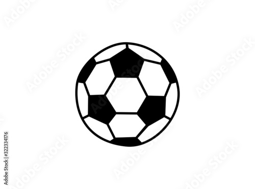 vector icon activity.soccer ball isolated on white background.