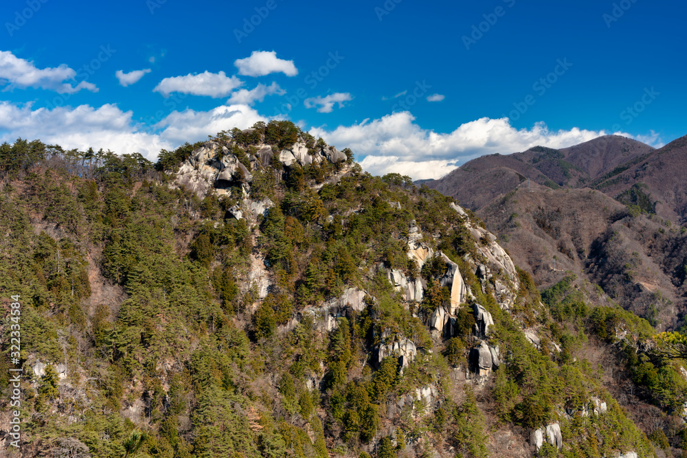昇仙峡の山々
