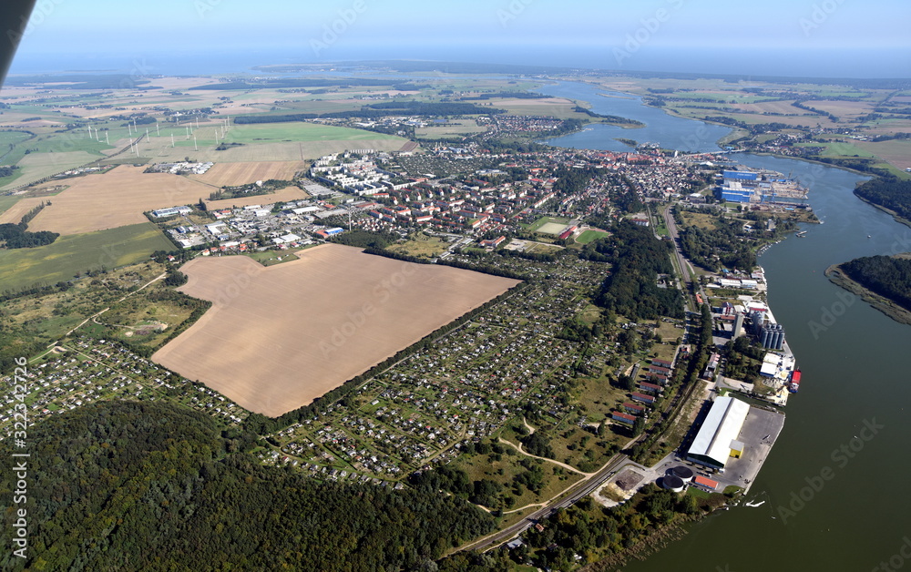 Fototapeta premium Hansestadt Wolgast am Peenestrom 2014