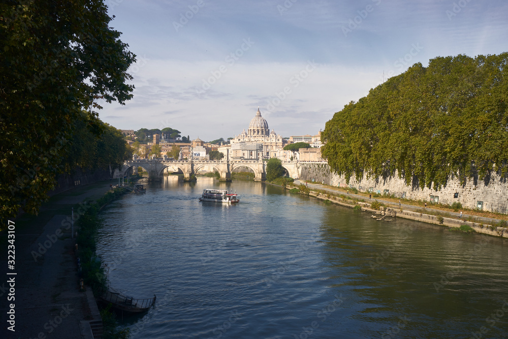 The Vatican over the river
