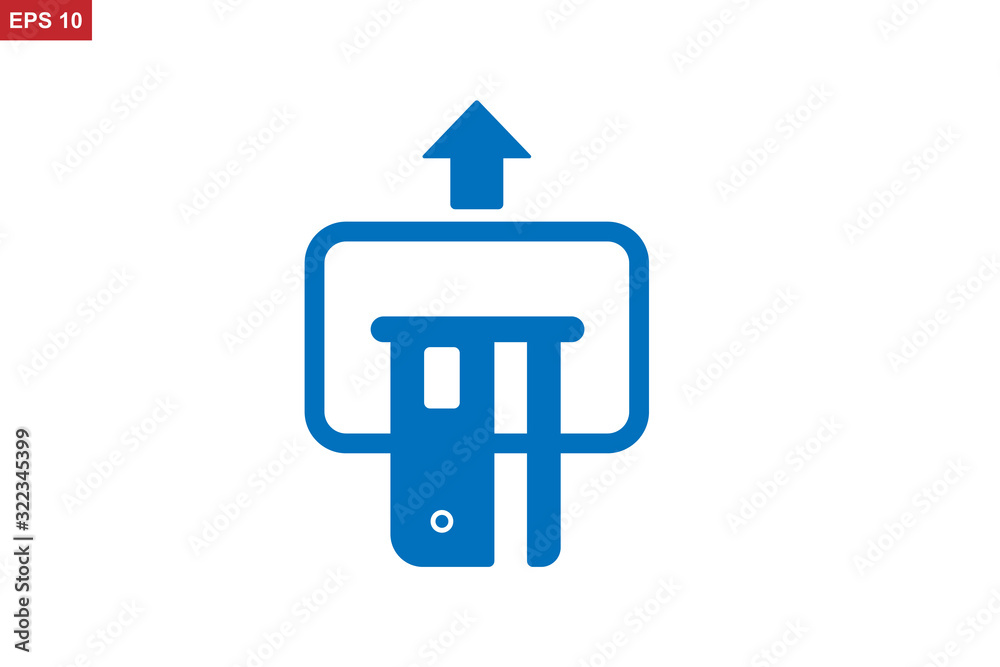 Insert credit card icon Insert credit card icon