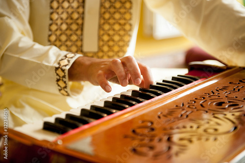 Foto Harmonium is a old Indian instrument