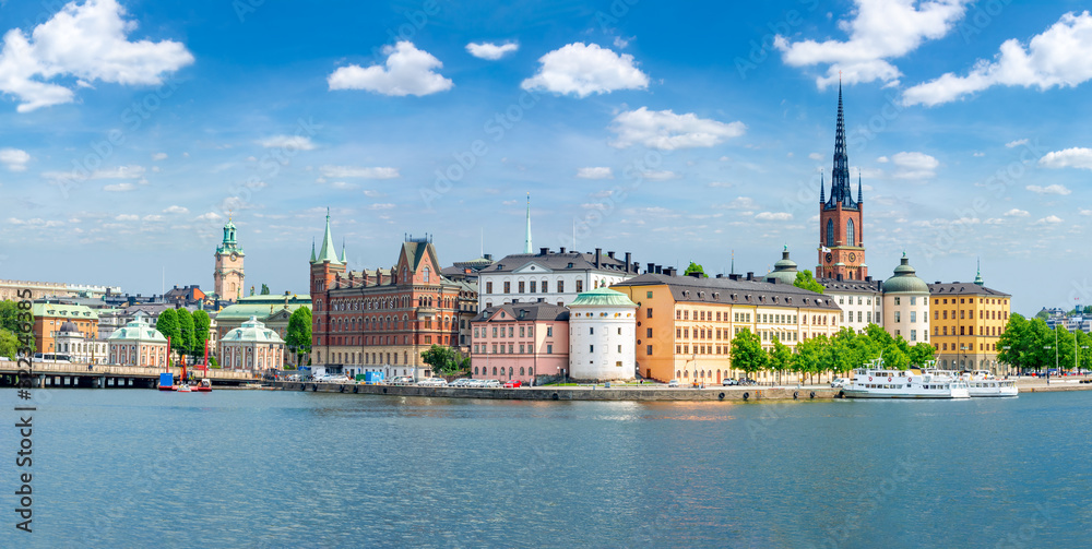 Old town (Gamla Stan) architecture, Stockholm, Sweden