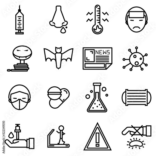 set of medical icons