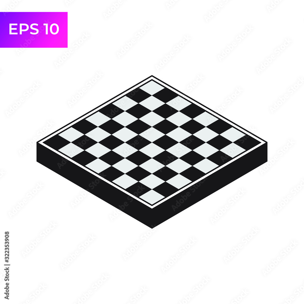 Checkered Chess Board Symbol Drawing High-Res Vector Graphic - Getty Images