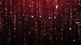 Unique Abstract Glamorous Red Star Falling Confetti Glitter Rain Background
