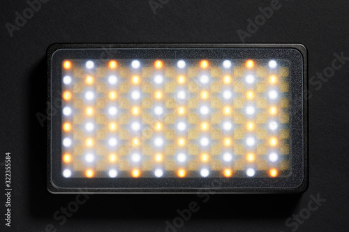 rgb mini video light led panel photo